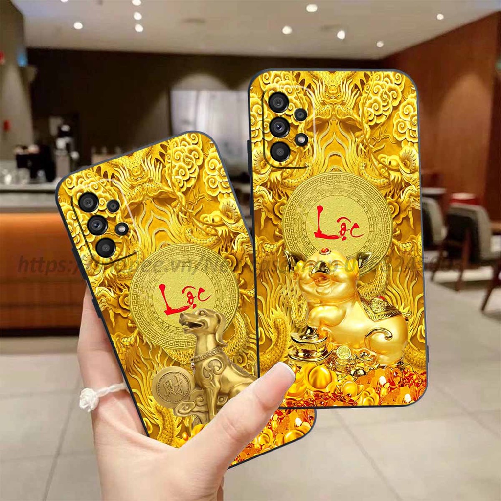 Ốp Samsung A32 5G in hình 12 Con Giáp Tài Lộc 3D