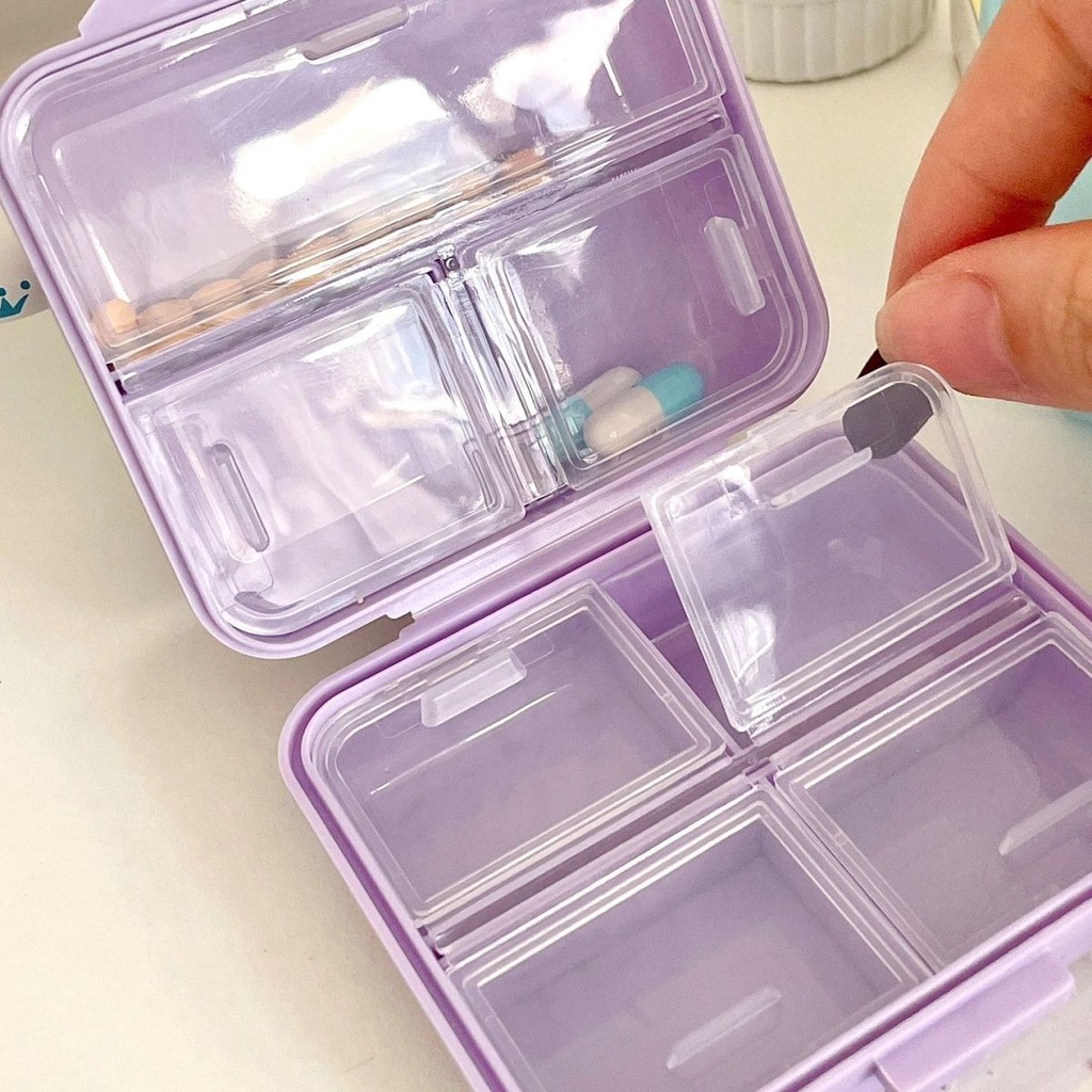 SANRIO Dễ Thương Hộp Đựng Thuốc diy Chống Ẩm In Hình anime kawaii Đáng Yêu Cho Bé Gái