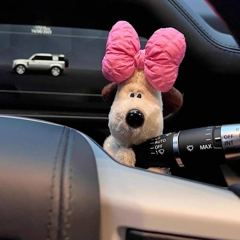 Car Small Ornaments Cute Cartoon Women's Car Screen Decoration Doll Ornaments High-Grade Sense Car Interior Luxury Block Ornament YlSl