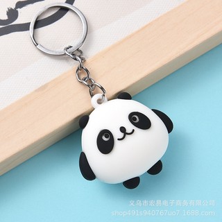 Móc khóa gấu trúc béo cute