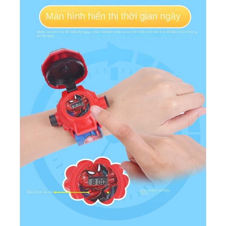 Đồng hồ chiếu hình 3D điện tử, Đồng hồ điện tử trẻ em chiếu hình 3D cho bé gái và bé trai