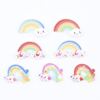 Set 10 kẹp tóc hình cầu vồng đáng yêu cho bé