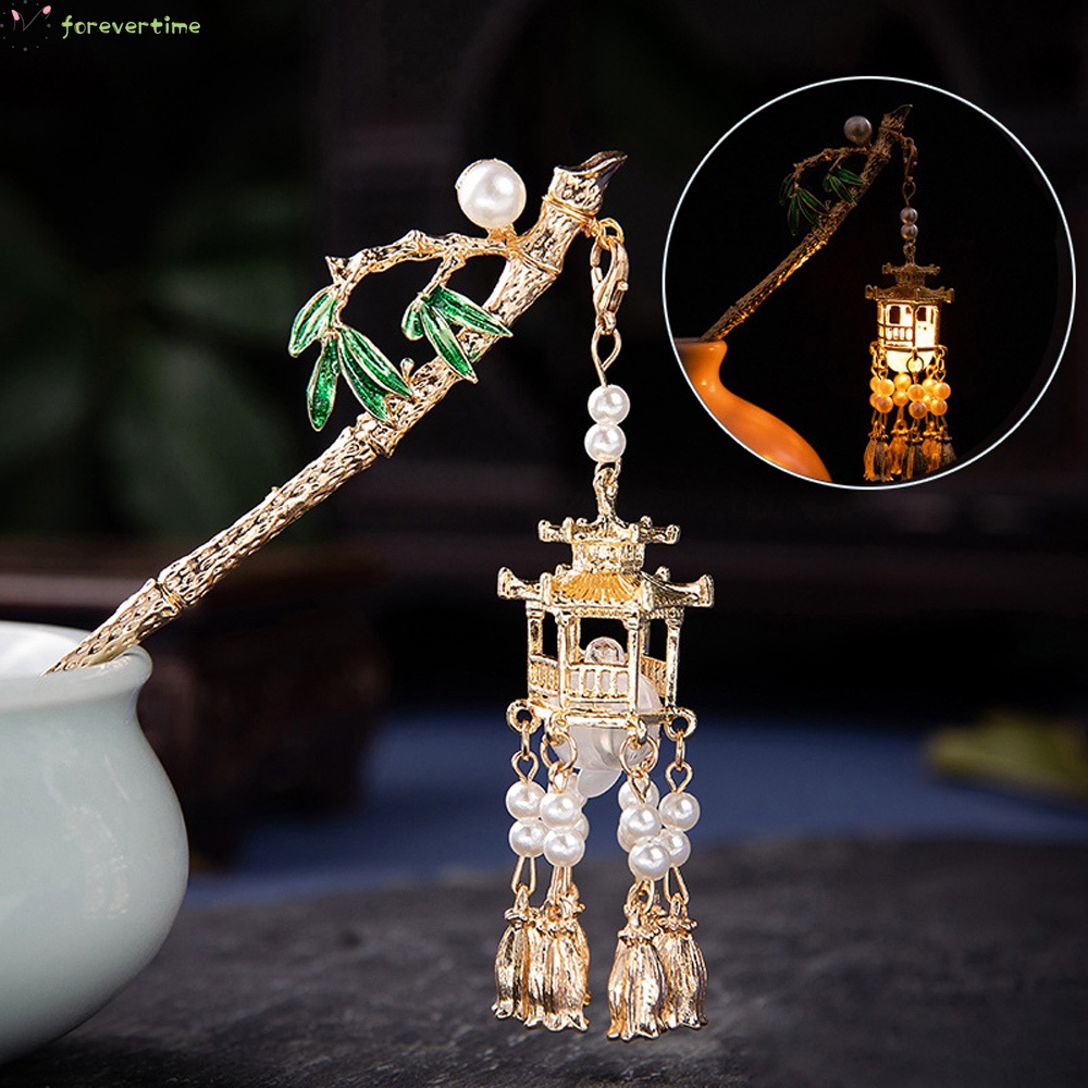 Trâm Cài Tóc Đính Tua Rua Phong Cách Trung Hoa