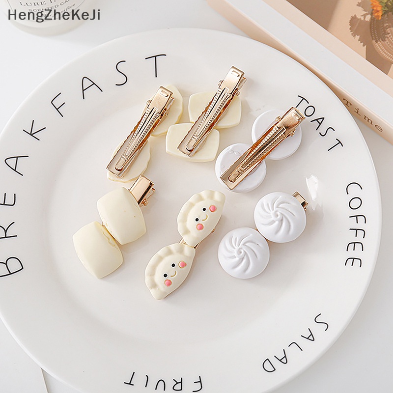 Kẹp Tóc bb Hình Bánh Bao Hấp Nhỏ Nhắn Dễ Thương Phong Cách Hàn Quốc Cho Nữ