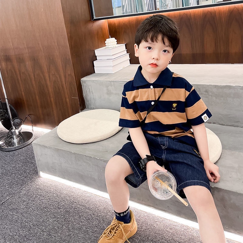 Áo polo 100% cotton Ngắn Tay Thời Trang Mùa Hè Nhật Bản Dành Cho Nam