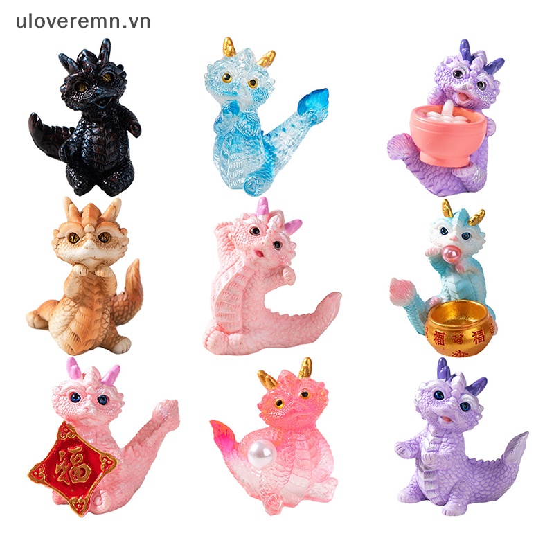 Uloveremn Tượng Rồng mini Dễ Thương Trang Trí Năm 2023