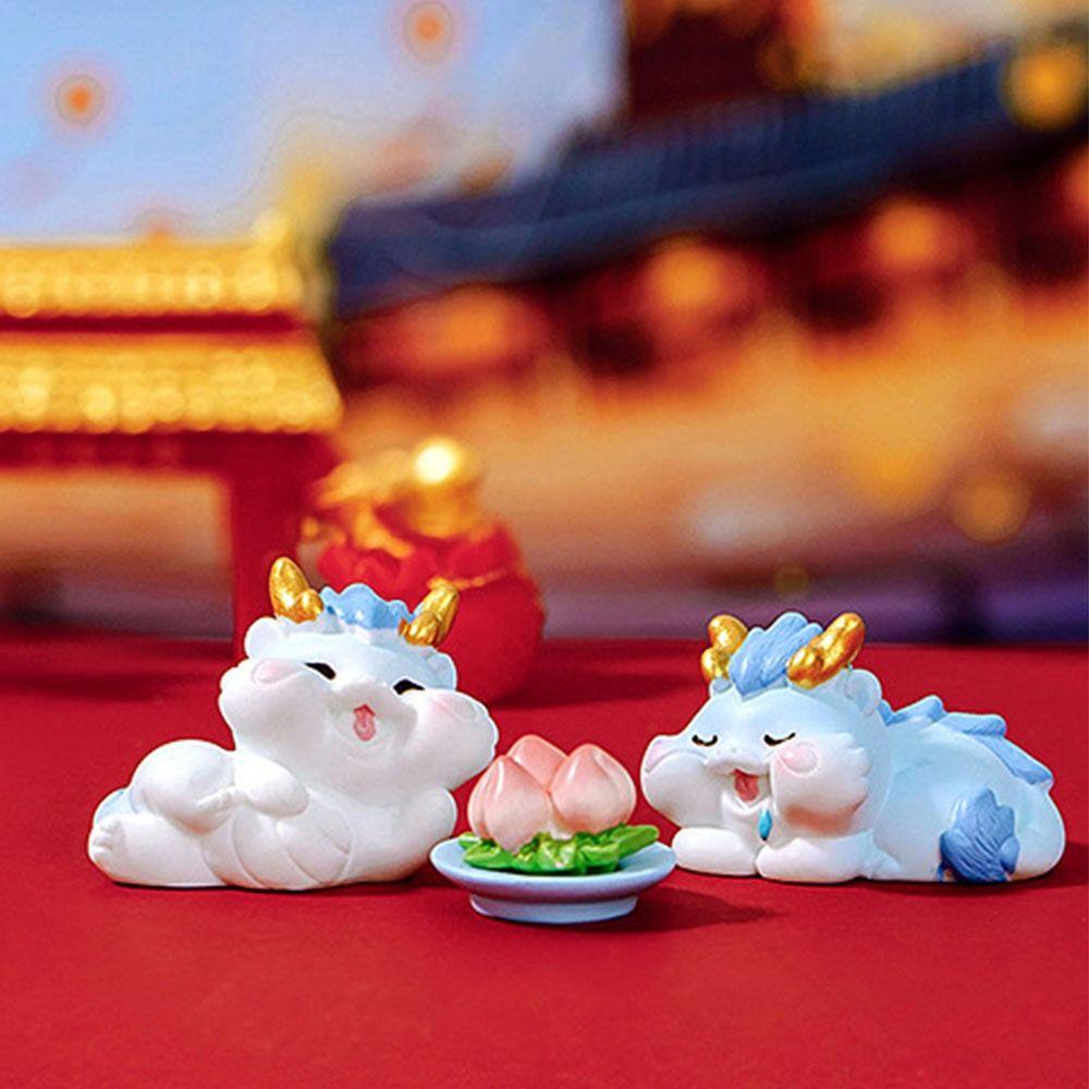 Tượng Rồng mini Trang Trí Năm Mới May Mắn