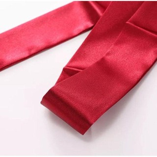 KAMQEN Khăn Quàng Cổ Lụa satin Thắt Eo Trang Trí Cho Cô Dâu