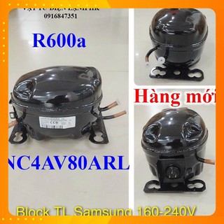 Block tủ lạnh samsung ga r600a nc4av80alr 250-400l - lốc tủ lạnh gas r600- lock máy nén bloc tl hàng mới