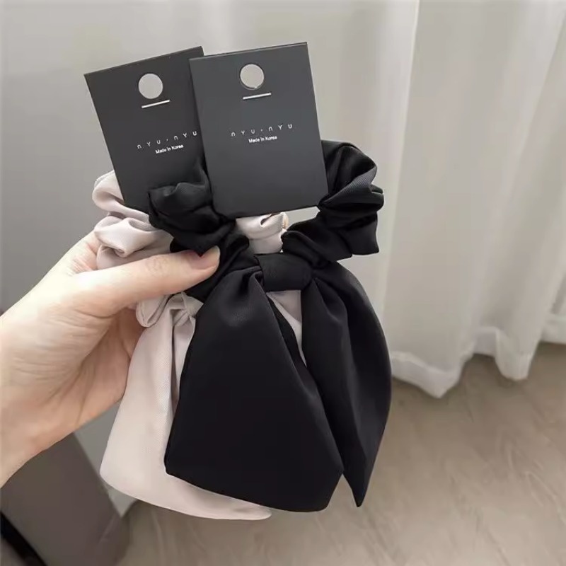 Đen Dây Cột Tóc Cao Su Co Dãn