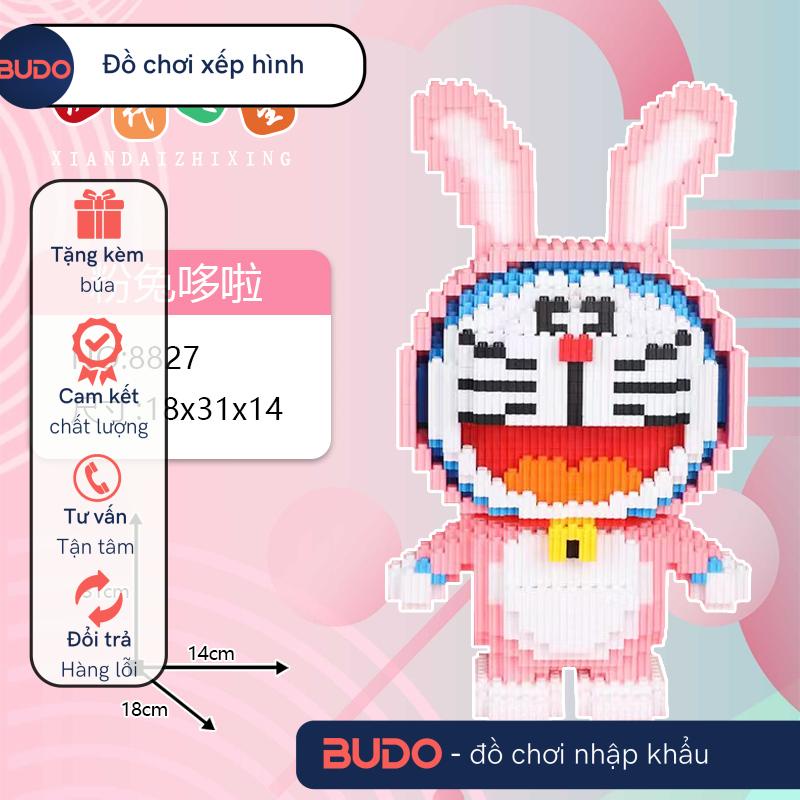 Đồ Chơi Lắp Ráp Mô Hình Doraemon Doremon thỏ hồng Cỡ Lớn 40cm, le go Giá Rẻ Nhất