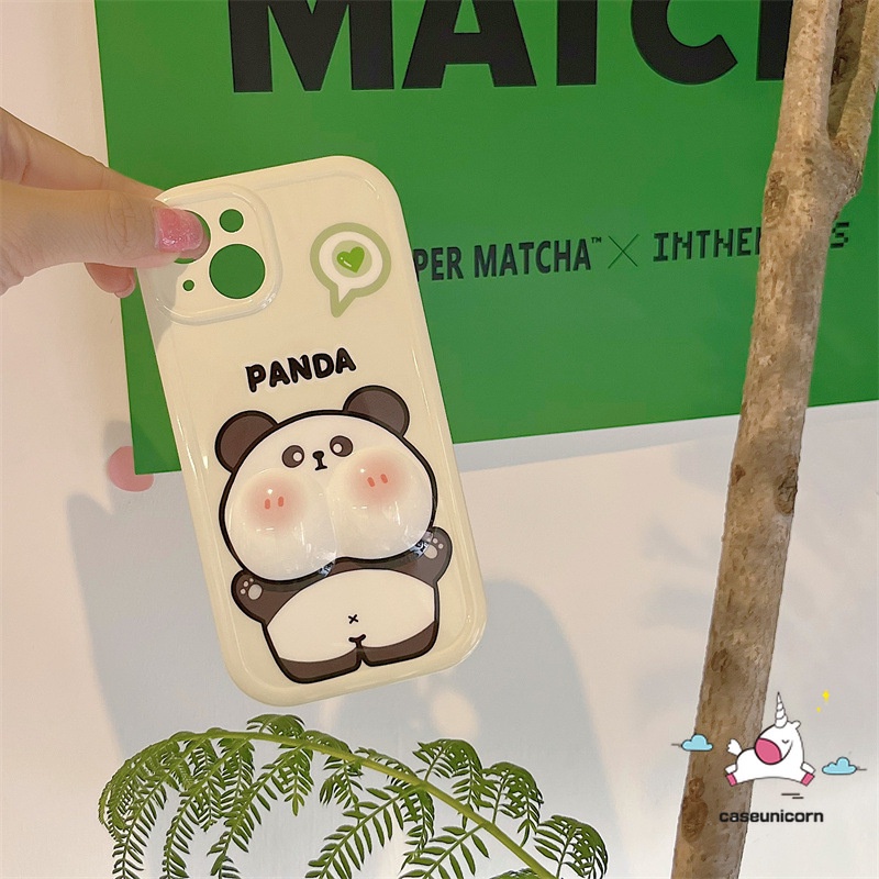 Ốp Điện Thoại Mềm Hình Gấu Trúc 3d Cho iphone 11 15 13 12 14 pro max 7plus 7 8 6s 6 15 plus xr x xs max se 2020