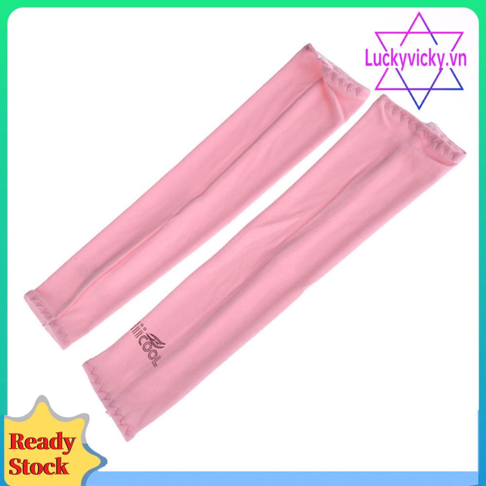 1 Cặp Vỏ Bọc Cánh Tay Làm Mát Chống Tia uv Khi Đi Xe Đạp / Chơi golf Ngoài Trời