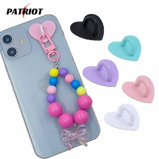 Móc treo điện thoại hình trái tim bằng kim loại xinh xắn