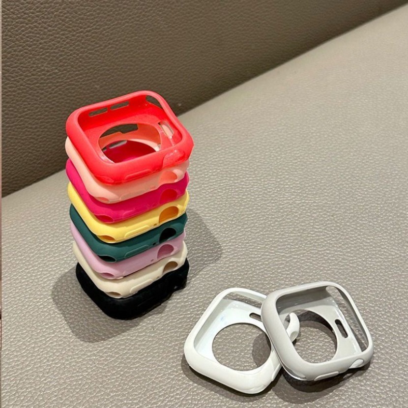 Ốp silicone Mềm Bảo Vệ Đồng Hồ apple watch 9 8 7 6 se 5 4 ultra 2 49mm 45mm 42mm 38mm 44mm 40mm 41mm