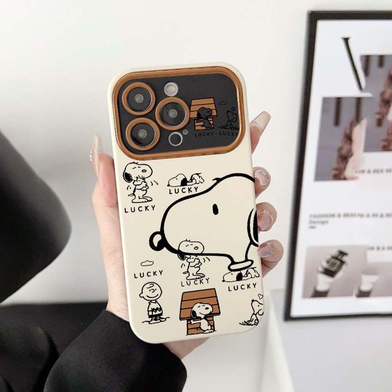 Ốp lưng iphone Ốp Viền Camera in Hình Chú Chó Lucky siêu dễ thương 6/7/8/7plus/8plus/x/xr/xsmax/11/12/13/14/pro/promax