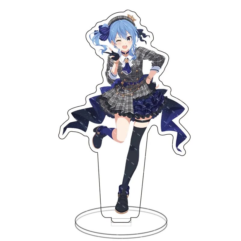 Mô hình Standee Anime Hololive Vtuber Pekora Rushia Hosimati Suisei Inugami Korone Phụ kiện trang trí để bàn góc học tập