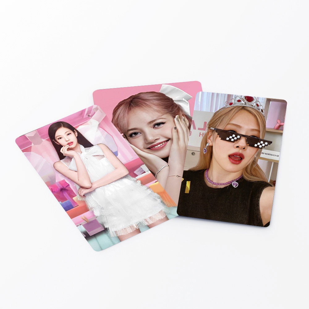 Bộ 55 Thẻ Hình Nhóm Nhạc blackpink Xinh Xắn