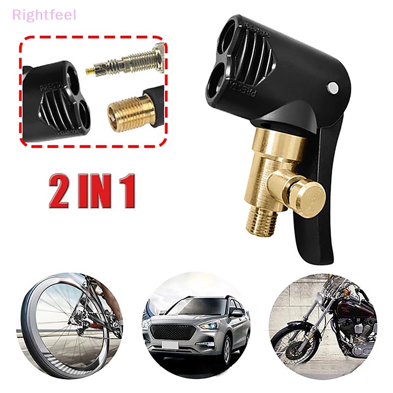 Ống Bơm Xe Đạp Hai Đầu Chuyển Đổi Nhanh Tiện Lợi Mới