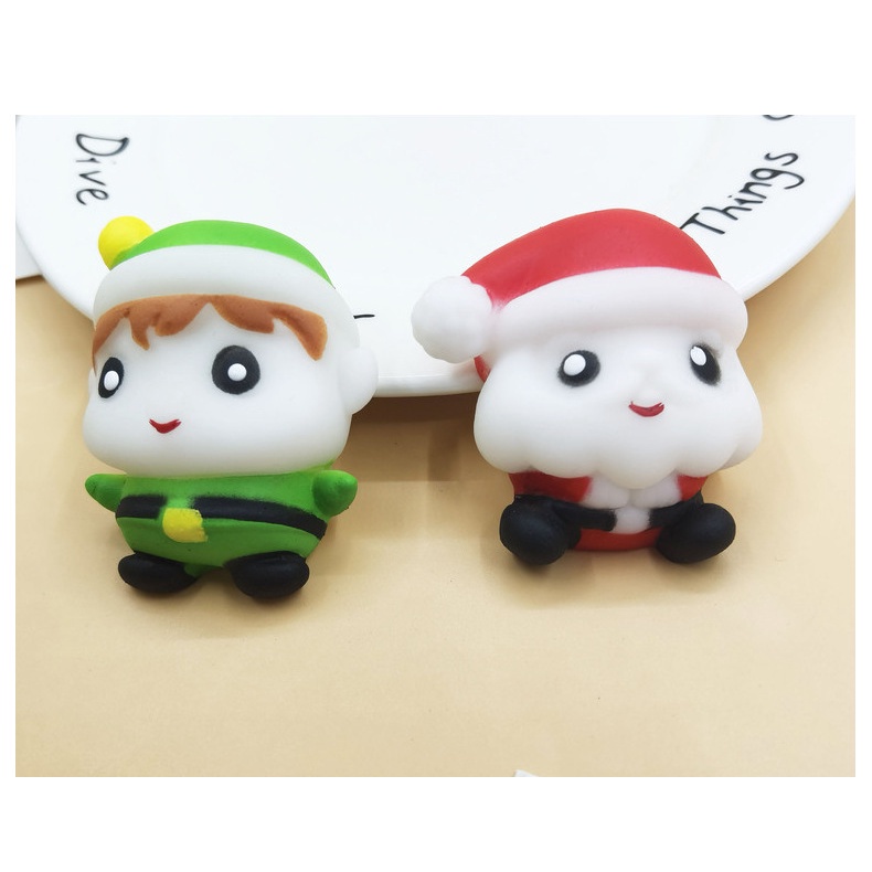 1 Đồ Chơi Squishy Hình Ông Già Noel Giúp Giảm Căng Thẳng