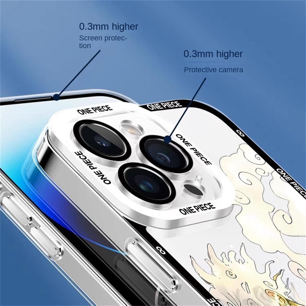 Ốp Điện Thoại tpu Trong Suốt one piece Cho oppo a5s a12 a12s a15 a15s a35 a16 a16s a54s a16k a5 a9 a31 a53 a33 2020 a54 a73 f17 a1k