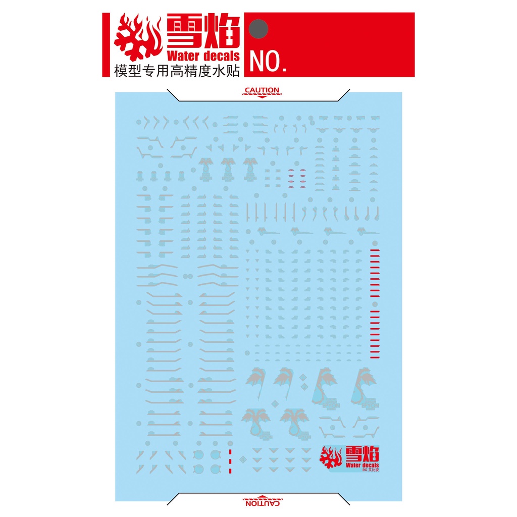 Decal Dán Trang Trí Xe Hơi Hình Evangelion xy rg 51 Tỉ Lệ 1 / 144