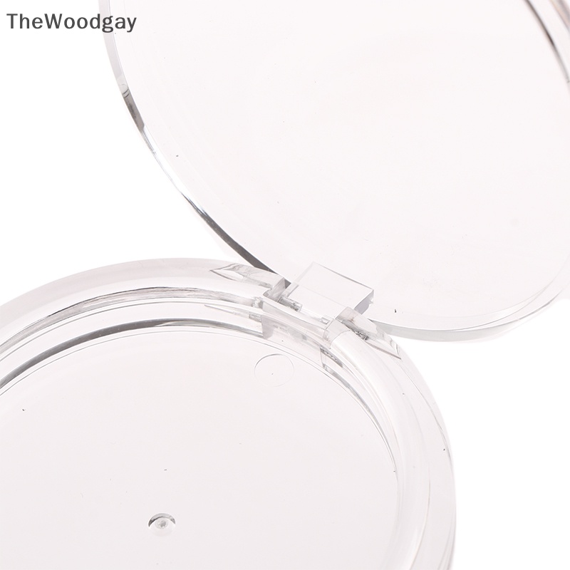 Hộp Phấn Má Hồng Rỗng Trong Suốt 8.5ml Kèm Chảo Nhôm Đường Kính Trong 59mm