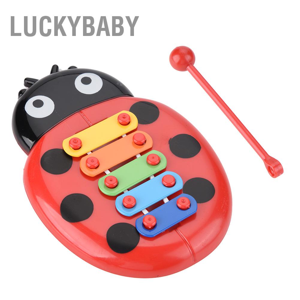 LUCKYBABY Quà tặng nhạc cụ cho bé Xylophone Beetle Đồ chơi trẻ em phát triển giáo dục