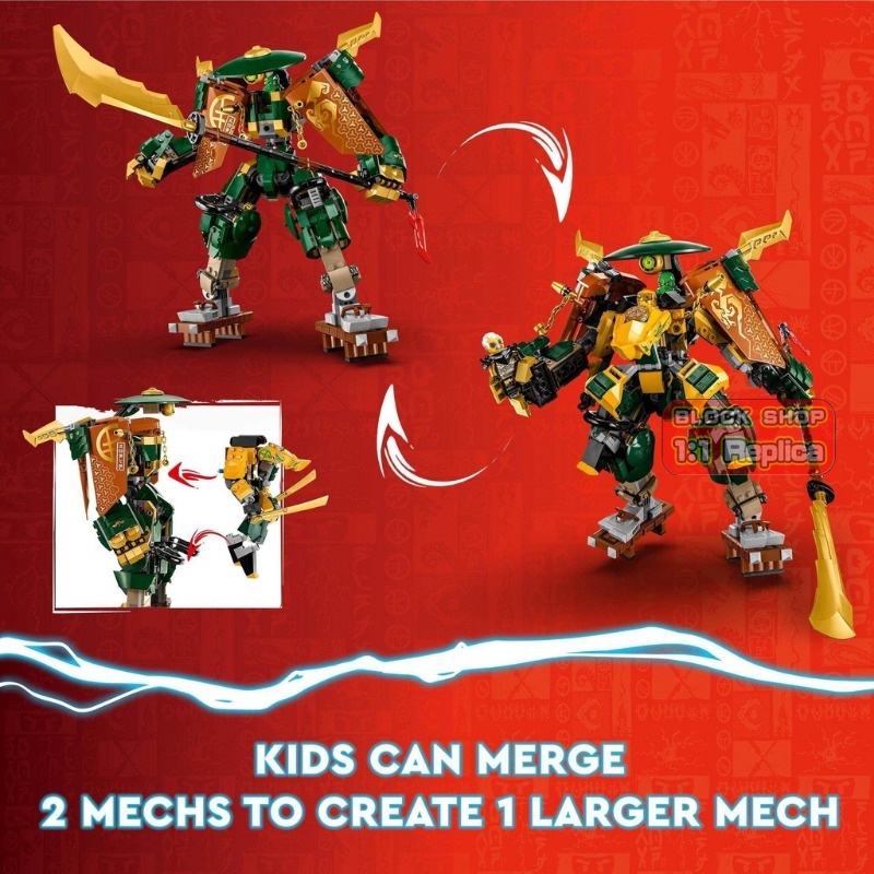 Bộ Đồ Chơi Lắp Ráp ninja team 71794 750 Mảnh Cho Bé