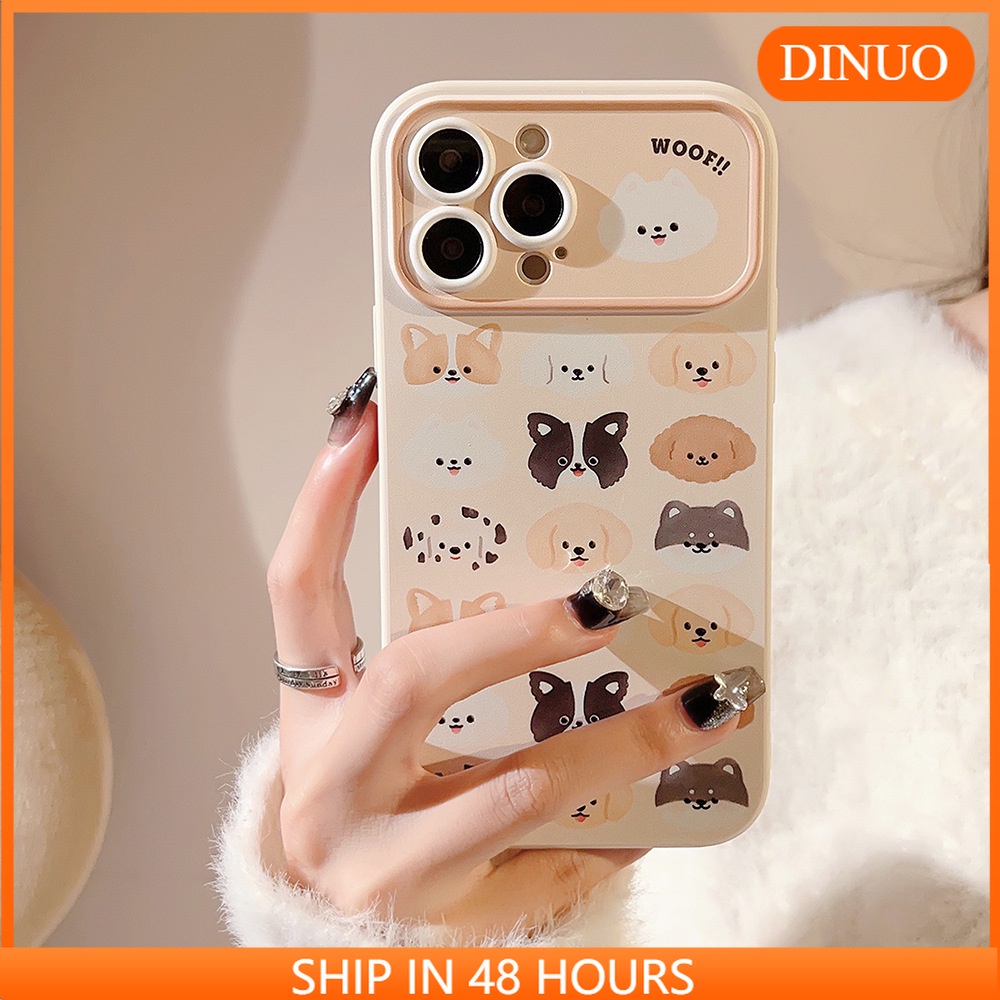 ỐP LƯNG IPHONE Ốp Điện Thoại In Hình Gia Đình Cún Đáng Yêu Cho iphone15 / 14promax / 13 / 12 / 11 / xr / xs / x / xsmax / 7 / 8plus/-DINUOTX