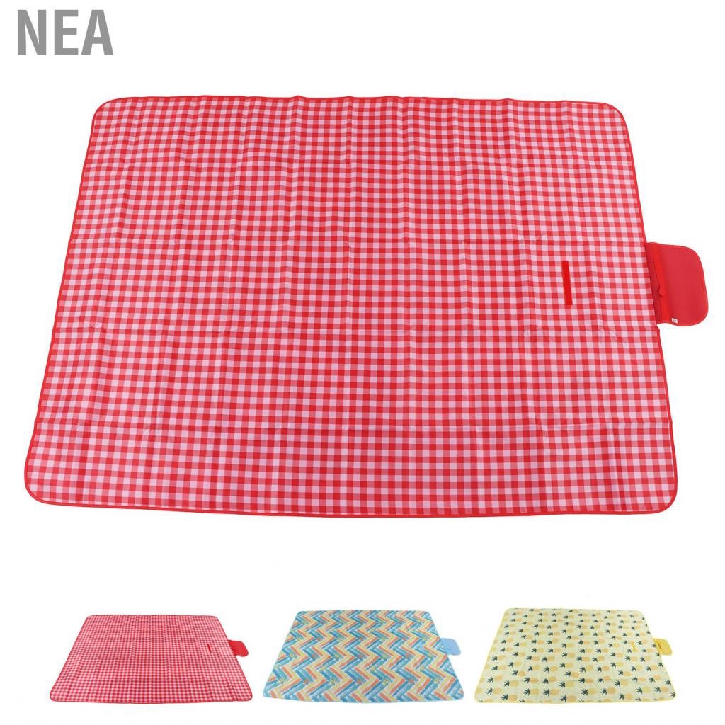 Nea Foldable Picnic  Cloth Extra Large Sand Mat For Beach Camping Hiking