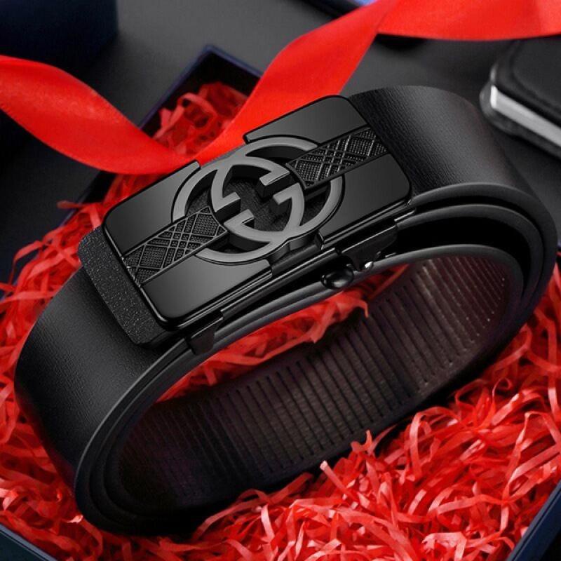 Thắt Lưng Nam Thắt Lưng Da Dây nịt nam Cao Cấp khóa tự động 110cm-130cm x 3.5cm