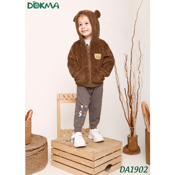 Áo khoác lông Dokma cho bé trai bé gái