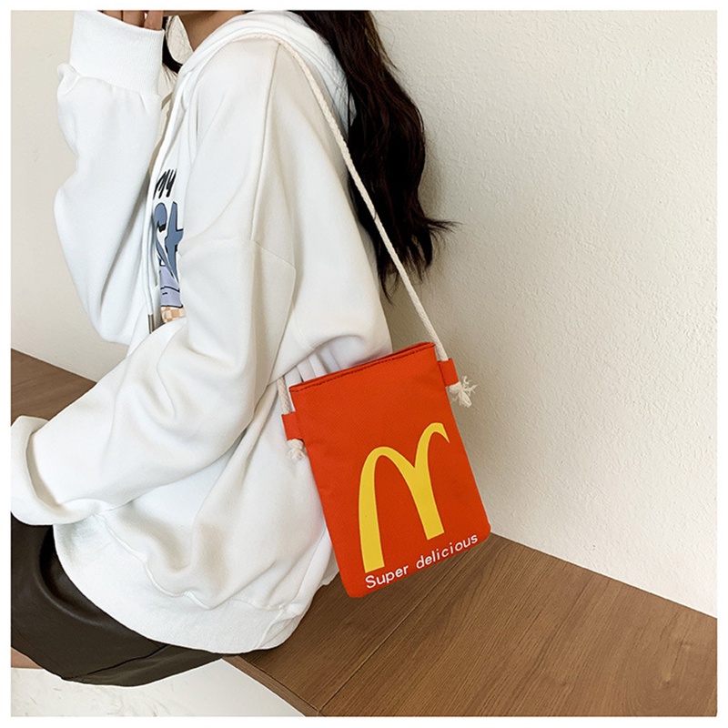 Túi Đeo Chéo Đựng Điện Thoại Siêu Nhẹ Họa Tiết Mcdonald 'S 2023