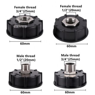 IBC Tank Stainless Steel 60mm Coarse Thread Female Connector Accessories