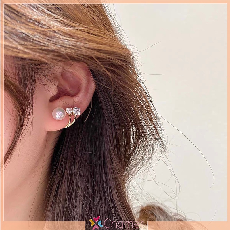 1 Đôi Bông Tai Ngọc Trai Đa Năng Dành Cho Nữ Mới
