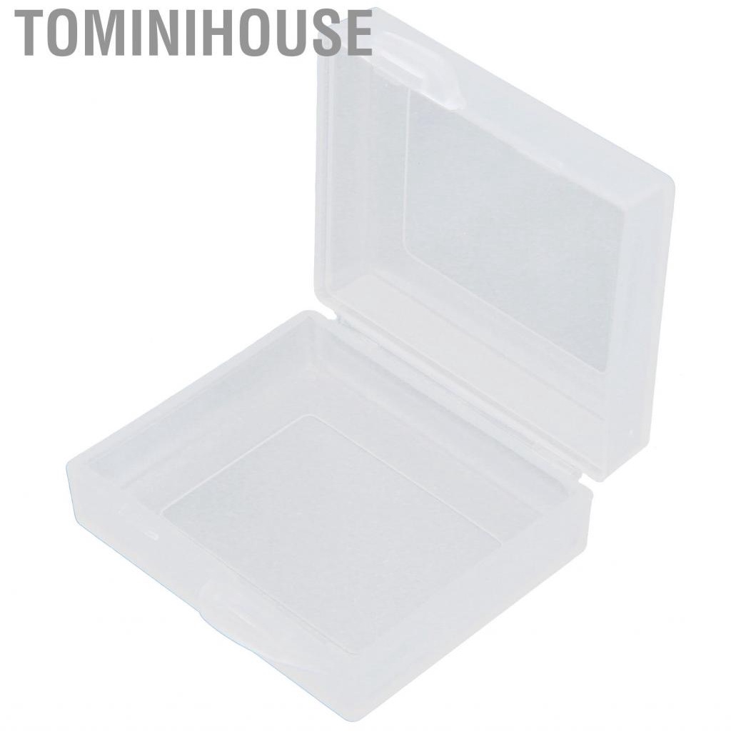 Tominihouse Storage Box Durable Plastic White Transparent Sports