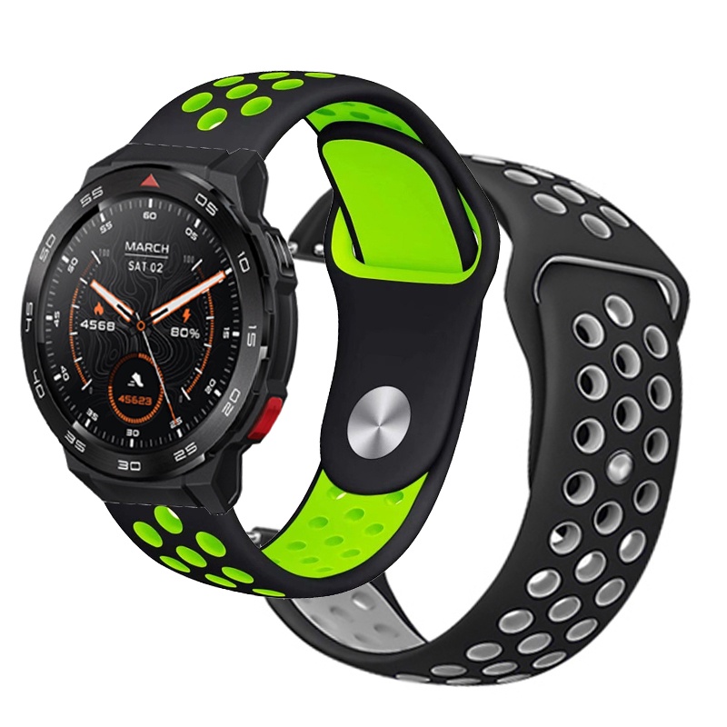 Dây Đeo Thay Thế Chất Liệu Silicon Màu Trơn Cho mibro gs pro