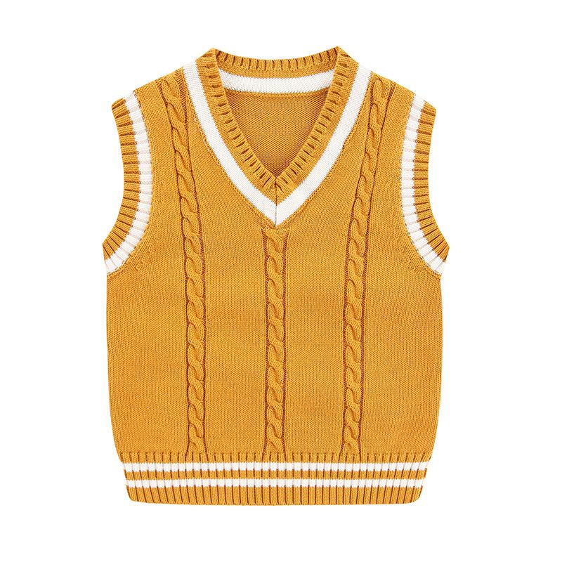 Áo sweater cotton Không Tay Thời Trang Thu Đông Dành Cho Bé