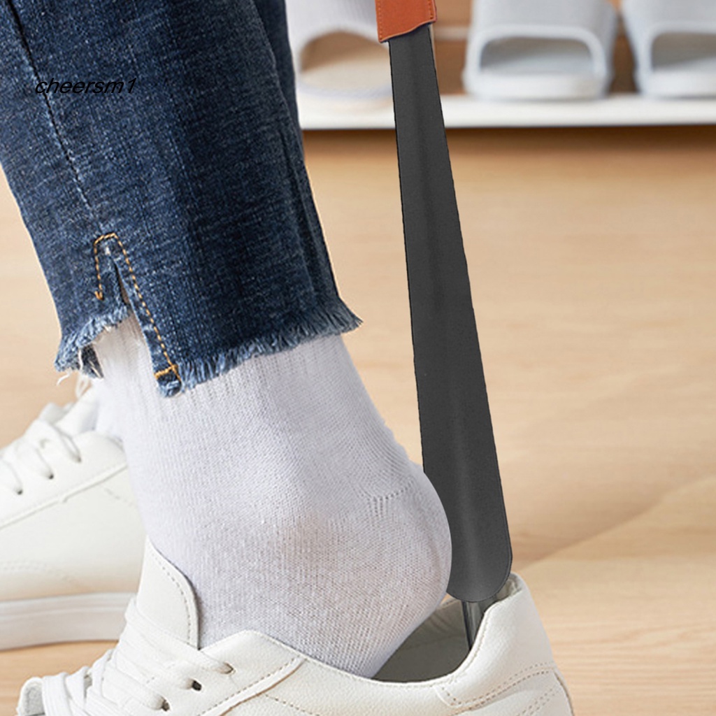 Giày Giả Da] Sừng Kim Loại Tay Cầm Dài Sành Điệu Dễ Sử Dụng Cho Nam Và Nữ