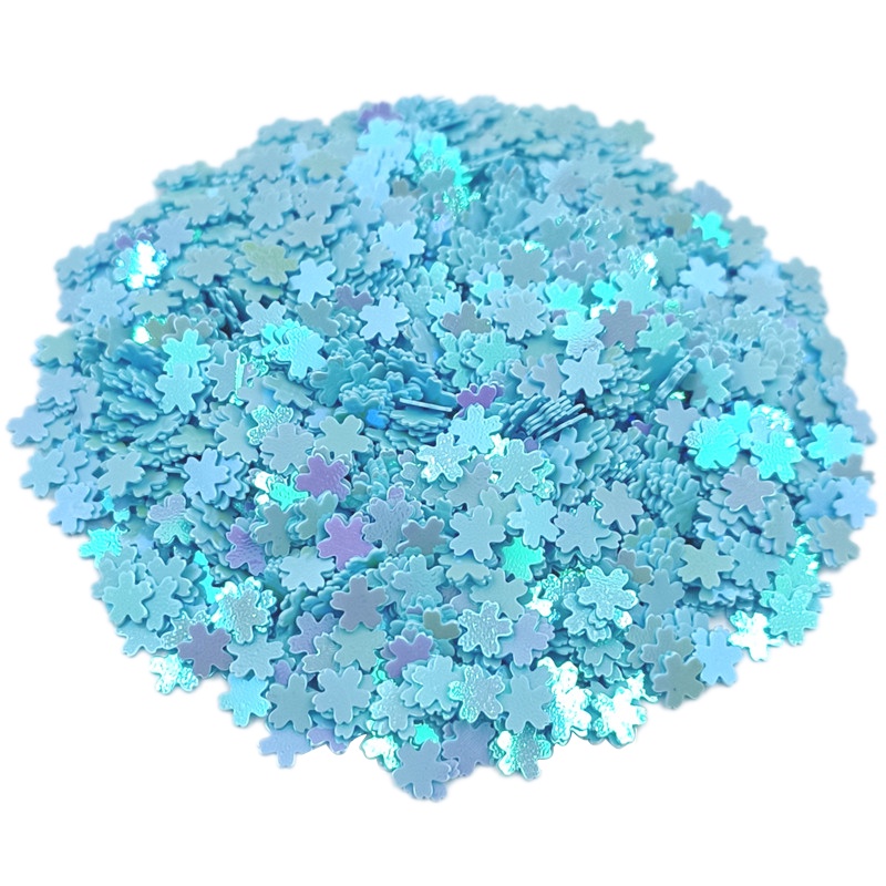 Set 1500 Hạt Kim Sa Hình Bông Hoa 5mm Tự Trang Trí Móng Tay