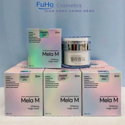 Kem Mờ Nám Tàn Nhang Mela M Hàn Quốc Hộp 50g, Làm Mờ Nám Tàn Nhang, Giúp Trắng Da Và Ngăn Ngừa Lão Hoá Fuhocometics