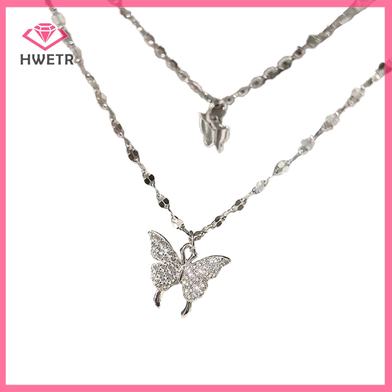 Vòng Cổ choker Hai Lớp Mặt Hình Ngôi Sao Mặt Trăng Phong Cách Hàn Quốc Cho Nữ