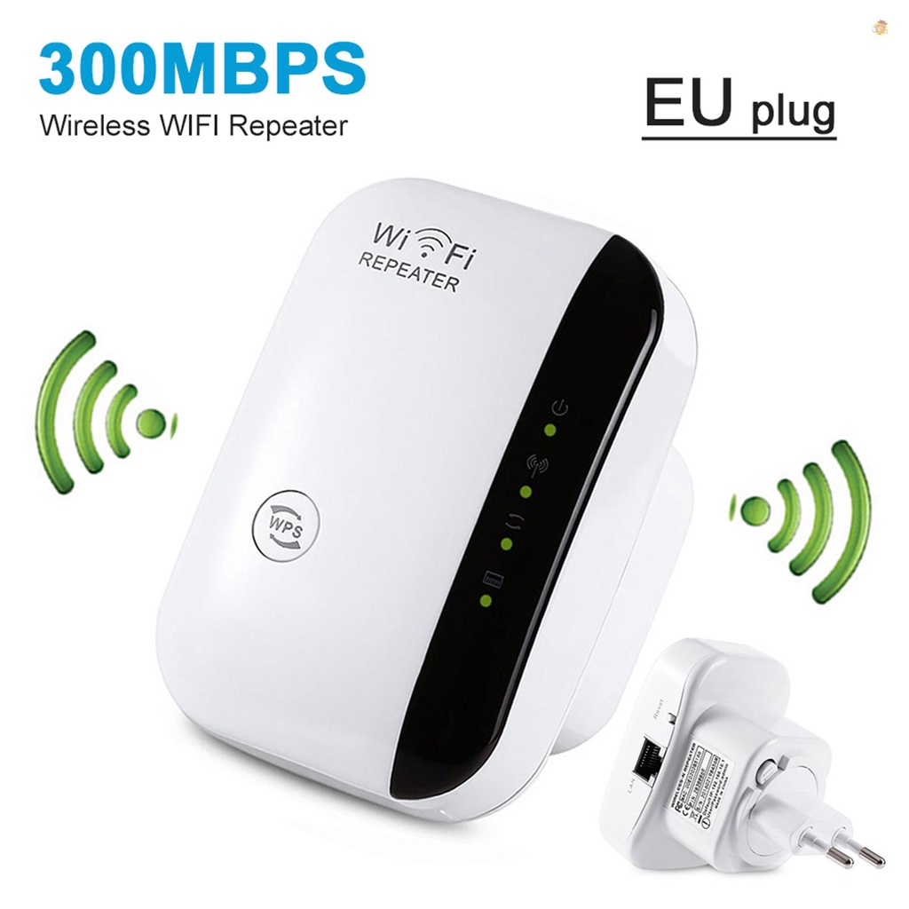 Thiết Bị Khuếch Đại Tín Hiệu wifi Không Dây 300m Phích Cắm eu Tiện Dụng Cho Gia Đình / Văn Phòng