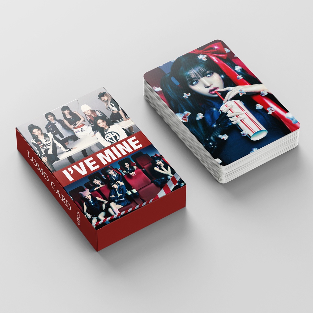 IVE Album I’VE MINE Photocard Either Way Lomo Card 55pcs/box