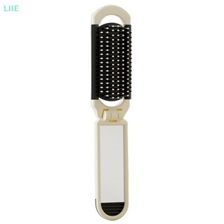 Lược Chải Tóc mini Chống Tĩnh Điện Có Gương Soi Tiện Lợi