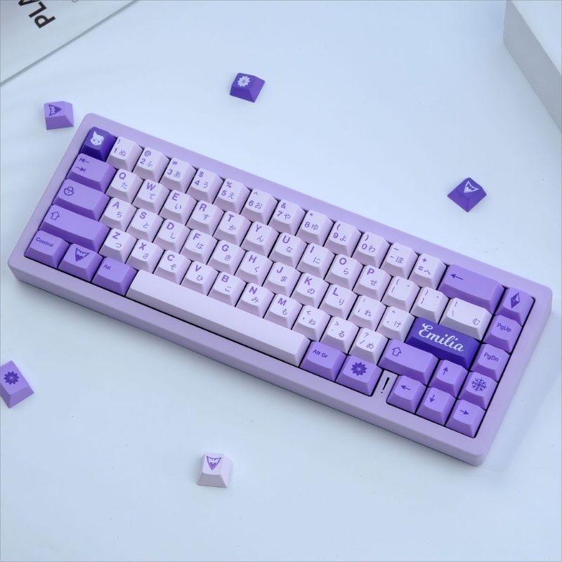 Godd Tím XDA Frost Witch Theme Pbt Keycap 124 CÁI Trọn Bộ Thăng HoaProcess Cho Bàn Phím Cơ CrossCore