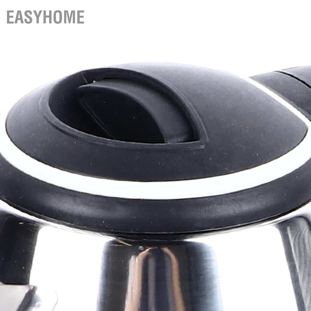 EasyHome Ấm Đun Nước Điện Inox Nồi Hơi Nóng Sôi Nhanh Để Bàn Tự Động Tắt Cho Cà Phê Trà Phích Cắm US 110V
