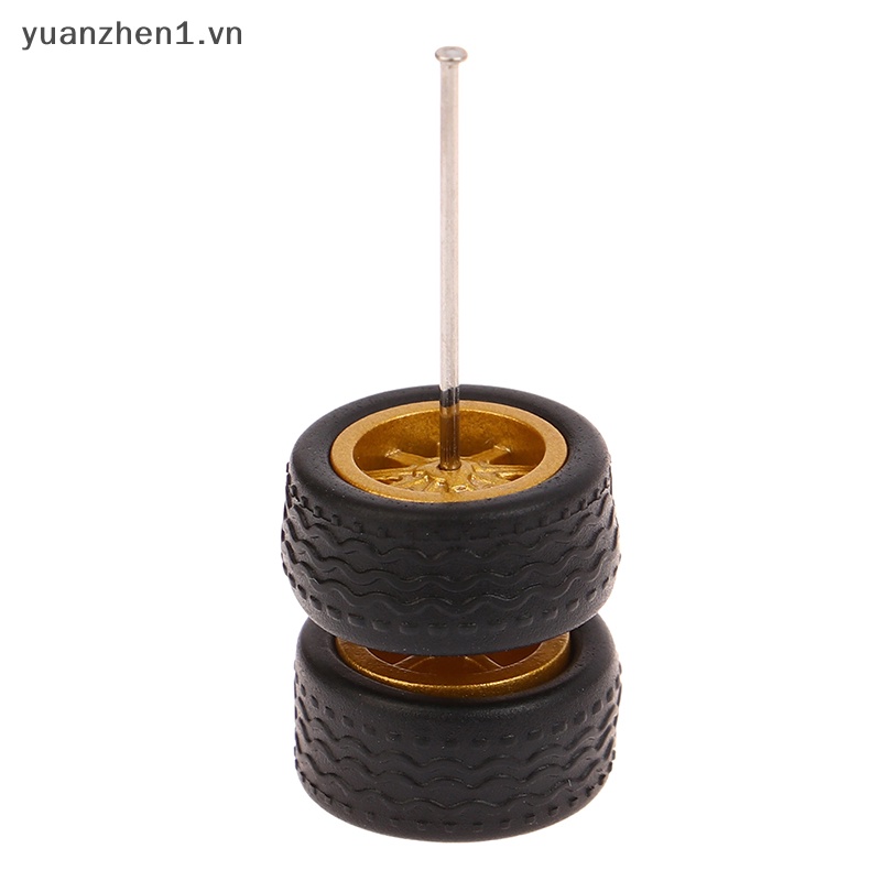 1 Bộ Bánh Xe Hợp Kim 10.8 / 12.8mm 1 / 64 Màu Vàng / Bạc vn