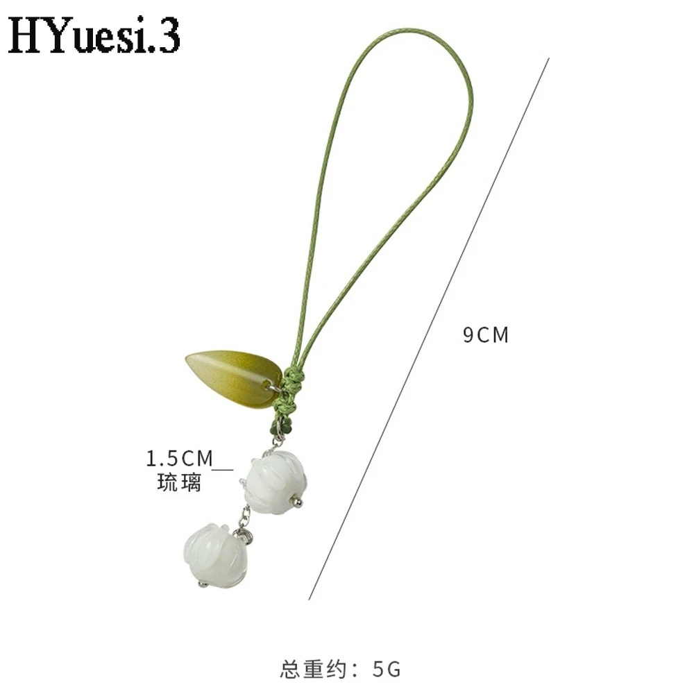 Dễ Thương Móc Khóa Hình Hoa tulip Bằng Sứ Xinh Xắn